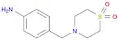4-[(4-aminophenyl)methyl]-1λ⁶-thiomorpholine-1,1-dione