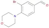 Benzaldehyde, 3-bromo-4-(4-morpholinyl)-