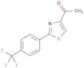 1-(2-(4-(Trifluoromethyl)phenyl)thiazol-4-yl)ethanone