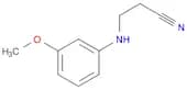 3-((3-Methoxyphenyl)amino)propanenitrile
