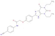 Acetamide, N-(4-cyanophenyl)-2-[4-(2,3,6,9-tetrahydro-2,6-dioxo-1,3-dipropyl-1H-purin-8-yl)phenoxy…