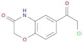 2H-1,4-Benzoxazin-3(4H)-one, 6-(2-chloroacetyl)-