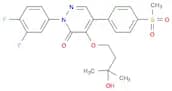 2-(3,4-Difluorophenyl)-4-(3-hydroxy-3-methylbutoxy)-5-(4-(methylsulfonyl)phenyl)pyridazin-3(2H)-one