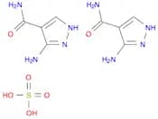 1H-Pyrazole-4-carboxamide, 3-amino-, sulfate (2:1)