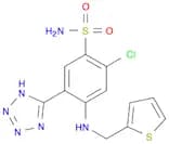 Benzenesulfonamide, 2-chloro-5-(2H-tetrazol-5-yl)-4-[(2-thienylmethyl)amino]-
