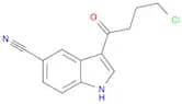 1H-Indole-5-carbonitrile, 3-(4-chloro-1-oxobutyl)-