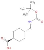 Cyclohexanecarboxylic acid, 4-[[[(1,1-dimethylethoxy)carbonyl]amino]methyl]-, trans-
