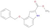 1H-Indole-2-carboxylic acid, 4-(phenylmethoxy)-, methyl ester