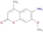 2H-1-Benzopyran-2-one, 6-amino-7-methoxy-4-methyl-