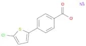 Benzoic acid, 4-(5-chloro-2-thienyl)-, sodium salt (1:1)