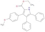 1H-Pyrrole-2-carboxylic acid, 3-(4-methoxyphenyl)-4,5-diphenyl-, ethyl ester