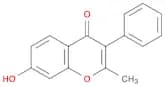 4H-1-Benzopyran-4-one, 7-hydroxy-2-methyl-3-phenyl-