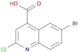 6-Bromo-2-chloro-4-quinolinecarboxylicacid