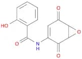 Benzamide, N-(2,5-dioxo-7-oxabicyclo[4.1.0]hept-3-en-3-yl)-2-hydroxy-