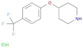4-[4-(Trifluoromethyl)phenoxy]piperidine, HCl