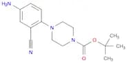 1-Piperazinecarboxylic acid, 4-(4-amino-2-cyanophenyl)-, 1,1-dimethylethyl ester