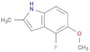 1H-Indole, 4-fluoro-5-methoxy-2-methyl-