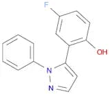Phenol, 4-fluoro-2-(1-phenyl-1H-pyrazol-5-yl)-