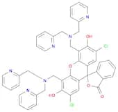 Spiro[isobenzofuran-1(3H),9'-[9H]xanthen]-3-one, 4',5'-bis[[bis(2-pyridinylmethyl)amino]methyl]-2'…