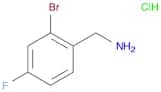 2-Bromo-4-fluorobenzylamine, HCl