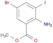 Benzoic acid, 2-amino-5-bromo-3-iodo-, methyl ester
