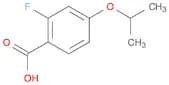 Benzoic acid, 2-fluoro-4-(1-methylethoxy)-