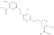 5,5'-((1E,1'E)-(2-Bromo-1,4-phenylene)bis(ethene-2,1-diyl))bis(2-hydroxybenzoic acid)