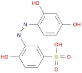 Benzenesulfonic acid, 3-[2-(2,4-dihydroxyphenyl)diazenyl]-4-hydroxy-