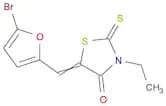 (5Z)-5-[(5-Bromo-2-furyl)methylene]-3-ethyl-2-thioxo-1,3-thiazolidin-4-one