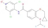 Benzamide, 3-(cyclopropylmethoxy)-N-(3,5-dichloro-1-oxido-4-pyridinyl)-4-(difluoromethoxy)-