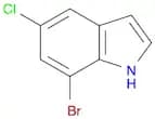 1H-Indole, 7-bromo-5-chloro-