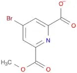 2,​6-​Pyridinedicarboxylic acid, 4-​bromo-​, 2-​methyl ester