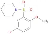 1-(5-Bromo-2-methoxyphenylsulfonyl)piperidine