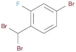 4-bromo-1-(dibromomethyl)-2-fluorobenzene