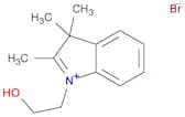 3H-Indolium, 1-(2-hydroxyethyl)-2,3,3-trimethyl-, bromide (1:1)