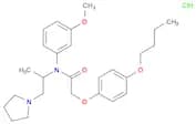 Acetamide, 2-(4-butoxyphenoxy)-N-(3-methoxyphenyl)-N-[1-methyl-2-(1-pyrrolidinyl)ethyl]-, hydrochl…