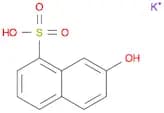 1-Naphthalenesulfonic acid, 7-hydroxy-, potassium salt (1:1)