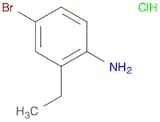 Benzenamine, 4-bromo-2-ethyl-, hydrochloride (1:1)