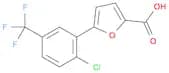 5-[2-Chloro-5-(trifluoromethyl)phenyl]-2-furancarboxylic acid