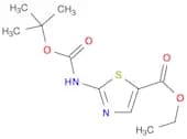 5-​Thiazolecarboxylic acid, 2-​[[(1,​1-​dimethylethoxy)​carbonyl]​amino]​-​, ethyl ester