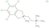 1H-Isoindolium, 4,5,6,7-tetrachloro-2,3-dihydro-2-methyl-2-[2-(trimethylammonio)ethyl]-, chloride …