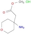 4-Amino-tetrahydropyran-4-acetic acid methyl ester hcl