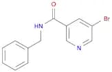 3-Pyridinecarboxamide, 5-bromo-N-(phenylmethyl)-