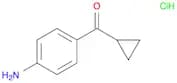 Methanone, (4-aminophenyl)cyclopropyl-, hydrochloride (1:1)