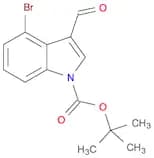 1H-Indole-1-carboxylic acid, 4-bromo-3-formyl-, 1,1-dimethylethyl ester
