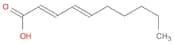 (2E,4E)-deca-2,4-dienoic acid