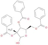 (3R,4R,5R)-5-((Benzoyloxy)methyl)-2-hydroxy-3-methyltetrahydrofuran-3,4-diyl dibenzoate