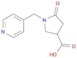 5-Oxo-1-(pyridin-4-ylmethyl)pyrrolidine-3-carboxylic acid