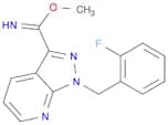 Methyl 1-(2-fluorobenzyl)-1H-pyrazolo[3,4-b]pyridine-3-carbiMidate