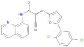 2-Propenamide, 2-cyano-3-[5-(2,5-dichlorophenyl)-2-furanyl]-N-8-quinolinyl-